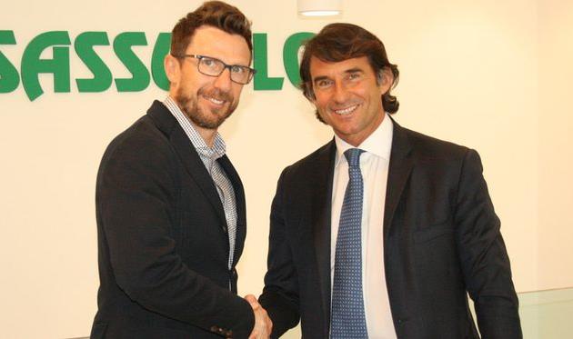 Эусебио Ди Франческо (слева), sassuolocalcio.it