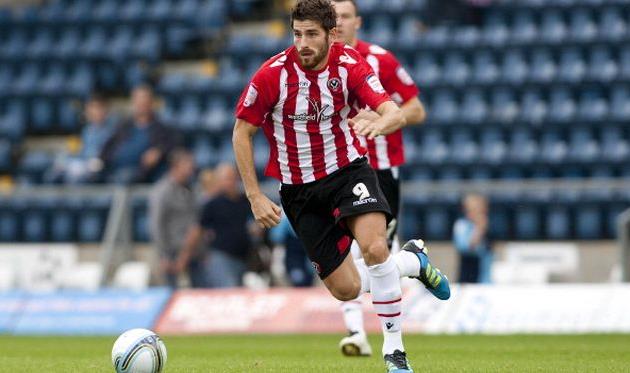 Чед Эванс в игре за Шеффилд Юнайтед, 2011 год, Getty Images