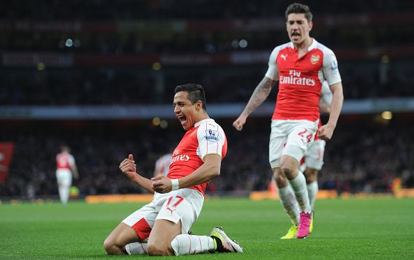 Алексис сделал дубль, Getty Images