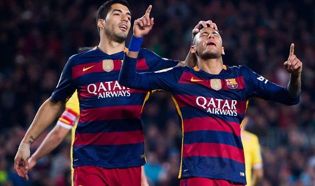 Неймар и Луис Суарес были с точки без промаха, Getty Images