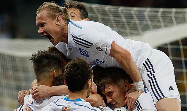 Празднование футболистов Динамо, fcdynamo.kiev.ua