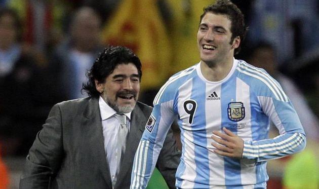 Диего Марадона, Гонсало Игуаин, Getty Images