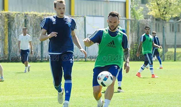 Олег Гусев и Николай Морозюк (справа), fcdynamo.kiev.ua