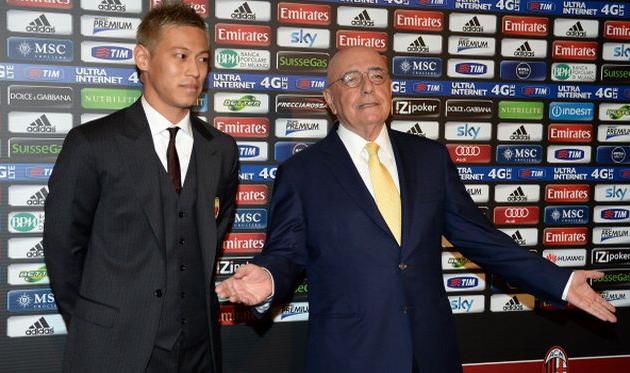 Кейсуке Хонда, Адриано Галлиани, Getty Images