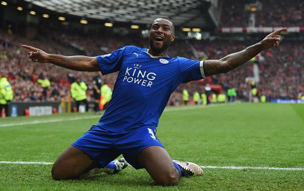 Уэс Морган празднует гол в ворота МЮ, Getty Images