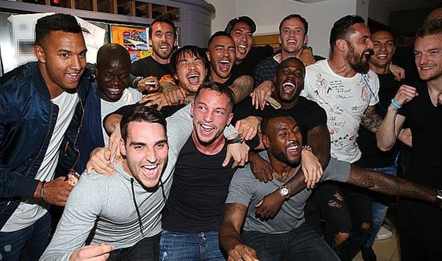 Ликование футболистов Лестера, getty images