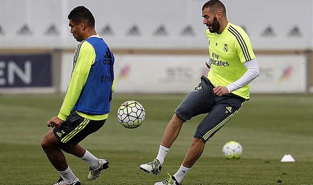 Каземиро и Карим Бензема, getty images