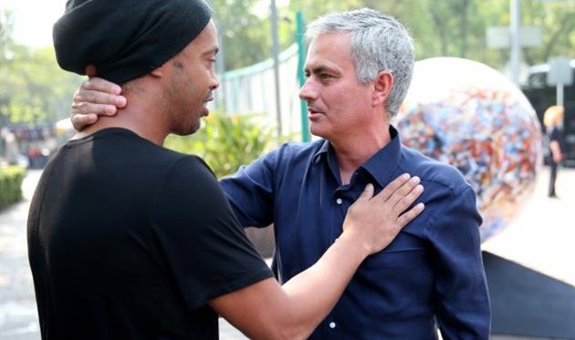 Моуриньо и Роналдиньо, Getty Images