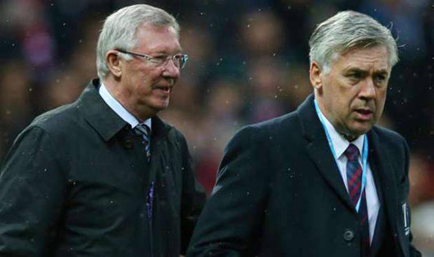 Алекс Фергюсон и Карло Анчелотти, Getty Images