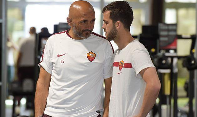 Лучано Спаллетти, Миралем Пьянич, Getty Images