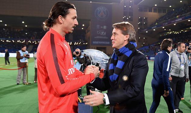 Златан Ибрахимович, Роберто Манчини, Getty Images