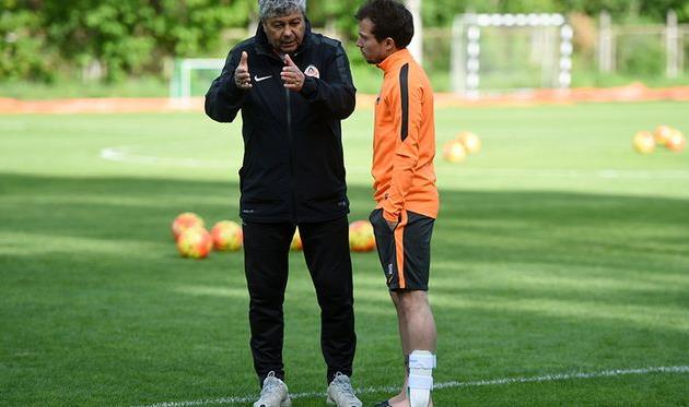 Мирча Луческу и Бернард (справа), shakhtar.com