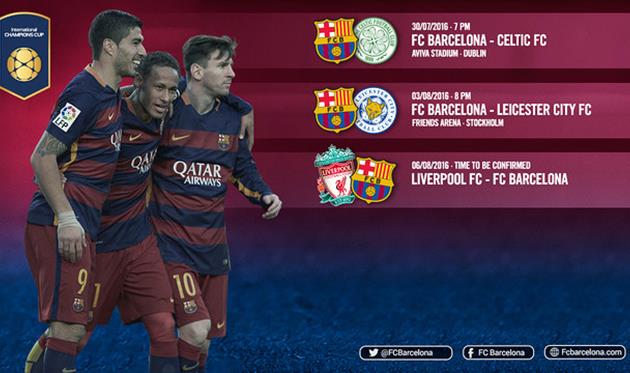 Расписание Барселоны, fcbarcelona.com