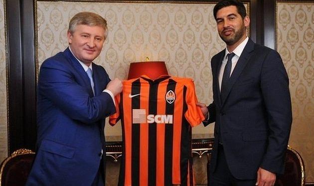 Ринат Ахметов и Паулу Фонсека, shakhtar.com