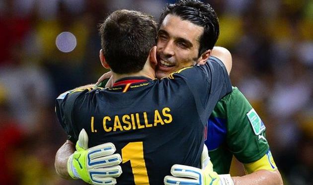 Икер Касильяс и Джанлуиджи Буффон, getty images