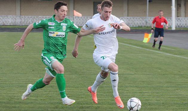 Юрий Коломоец (справа), vorskla.com.ua