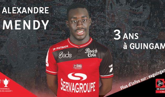 Александр Менди, eaguingamp.com