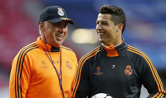 Карло Анчелотти и Криштиану Роналду, foxsports.com