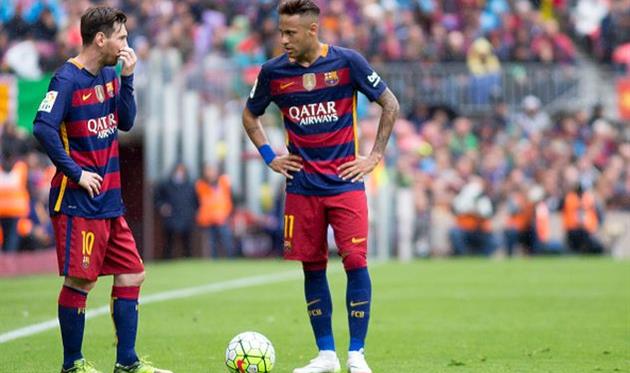 Лионель Месии и Неймар, getty images