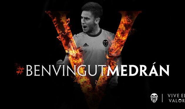 Альваро Медран, valenciacf.com