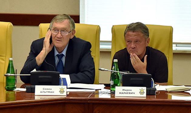 Мирон Маркевич (справа) и Семен Альтман, ffu.org.ua