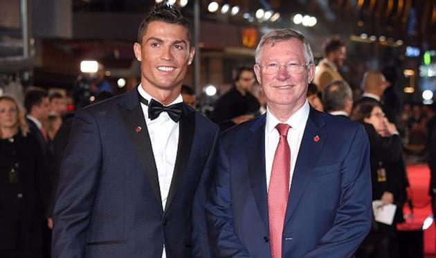 Криштиану Роналду и Алекс Фергюсон, getty images