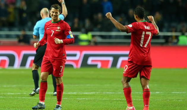 Криштиану Роналду и Нани, zimbio