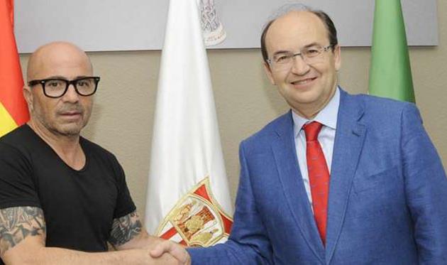 Хорхе Сампаоли (слева), goal