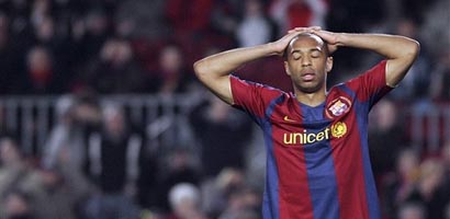 Не печалься Тьерри, забьете еще :) Reuters