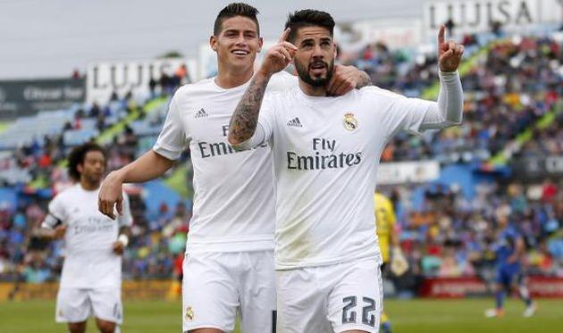 Дж. Родригес, Иско, Getty Images