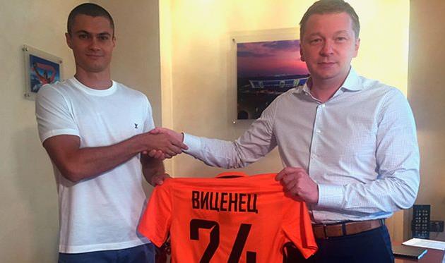 Виталий Виценец и Сергей Палкин, ФК Шахтер