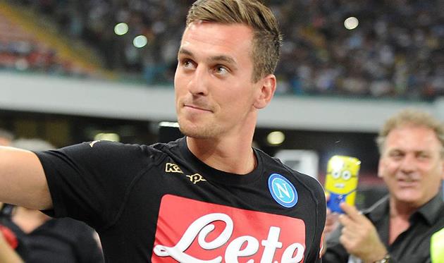 Аркадиуш Милик, фото ФК Наполи