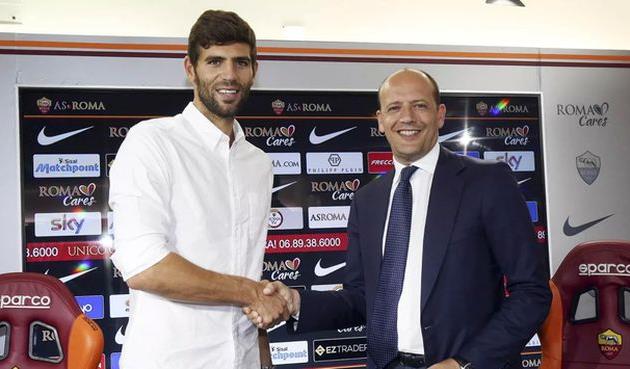 Федерико Фасио (слева), asroma.com