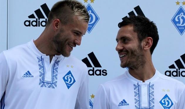 Сергей Рыбалка (справа), dynamo.kiev.ua