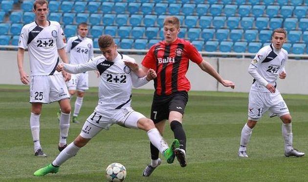 Артем Довбык (в красно-черной форме), goldtalant.com.ua