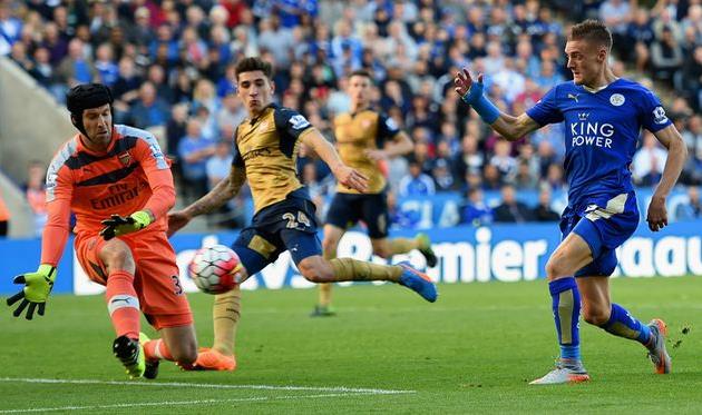 Чех и Бельерин против Варди, Getty Images