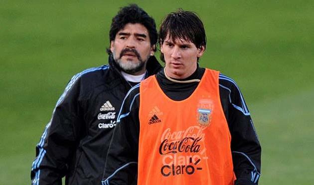 Диего Марадона и Лионель Месси, Marca