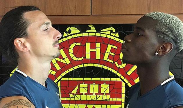 Златан Ибрахимович и Поль Погба, getty images