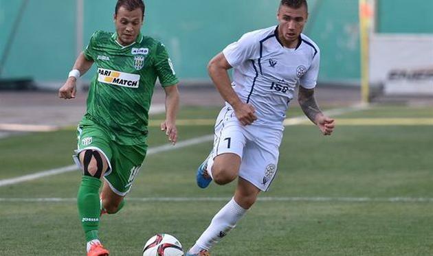 Павел Ксенз (слева), Фото Богдана Зайца, Football.ua