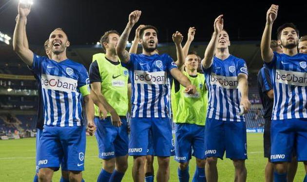 Ликование игроков Генка, sudinfo.be