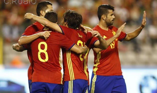 Радость испанцев, twitter.com/SEFutbol