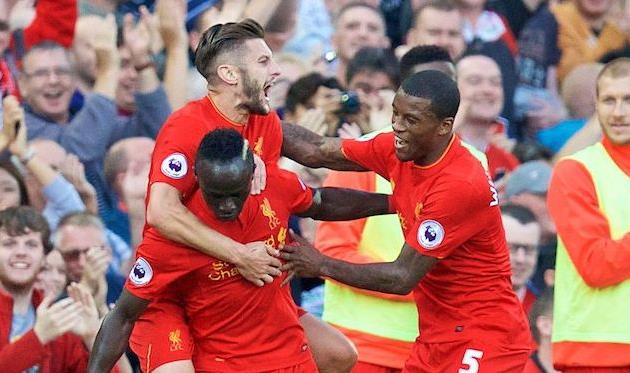 Радость игроков Ливерпуля, twitter.com/LFC