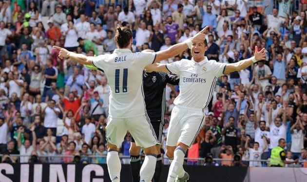 Гарет Бэйл и Криштиану Роналду, skysports.com