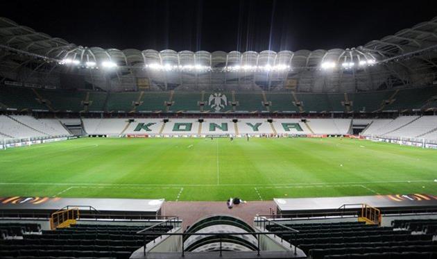 стадион в Конье, twitter шахтера