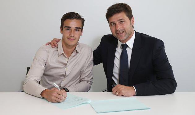 Гарри Уинкс (слева), ФК Тоттенхэм