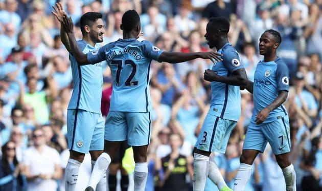 Радость игроков Ман Сити, getty images