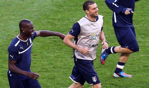 Марио Балотелли, Тиаго Мотта, Getty Images