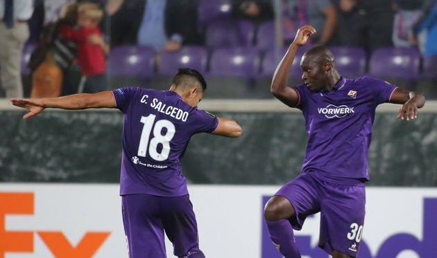 хума бабакар (справа) отметился дублем, fiorentina.it