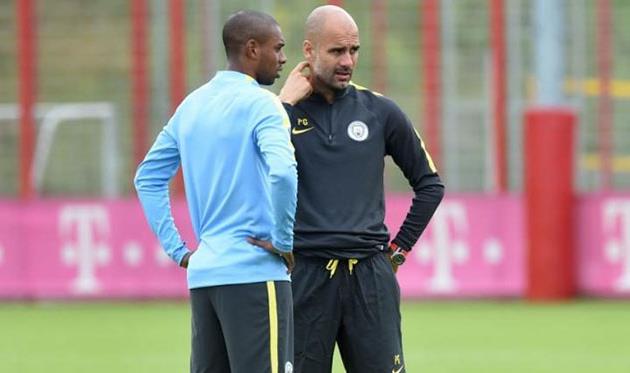 Фернандиньо и Хосеп Гвардиола, telegraph.co.uk