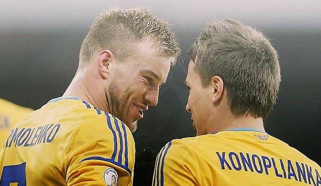 Ярмоленко — Коноплянка — 28:13, Ярмоленко — Шевченко — 28:22